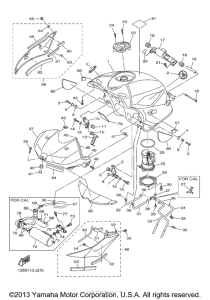 YZF-R6 Топливный бак