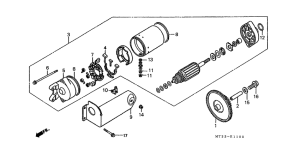 ST1100 Стартерный мотор