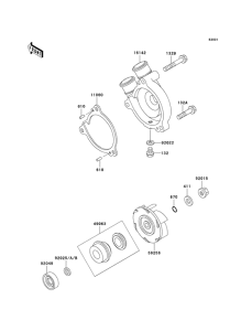KL250 Водяная помпа