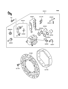  Передний тормоз