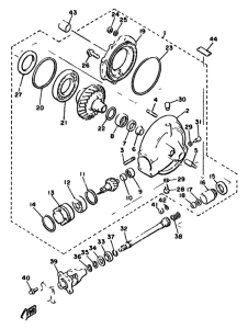 XJ650 Ведущий вал