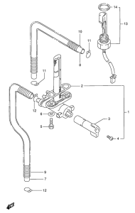 GSX-R1100 Топливный кран