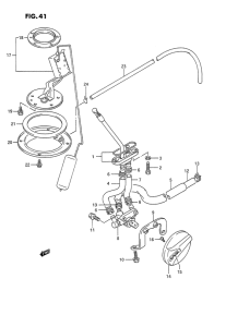 GSX1100 Топливный кран