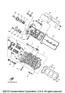 FZ09 Головка цилиндров