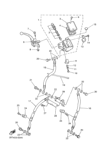 FZS600 Главный тормозной цилиндр