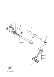 TT600RE Вал переключения