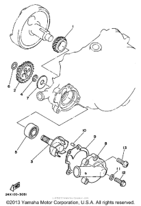YZ125N Водяной насос