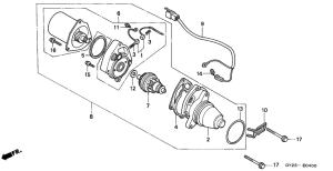 SA75 Стартерный мотор