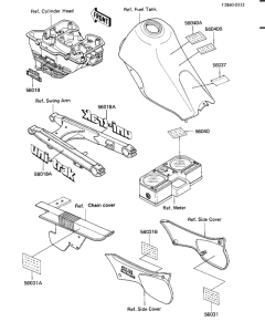 KL600 Наклейки