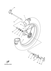 TW125 Переднее колесо