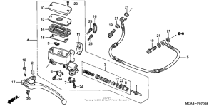 GL1800 Цилиндр сцепления