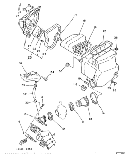 YZ80 Впускная система