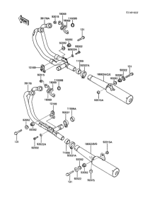 ZX1000 Глушитель