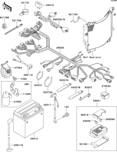 ZX750 Электрика