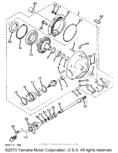 XJ650J Ведущий вал