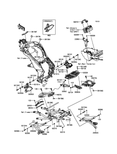 KLZ1000 Рама ,крепежные детали