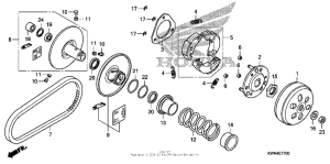 PCX125 Вариатор
