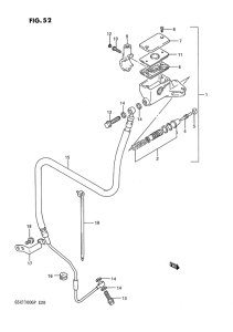 GSX1100 Главный цилиндр сцепления