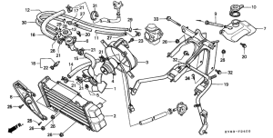 CH125 Радиатор