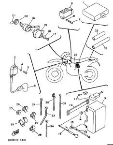TT250R Электрика 1