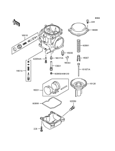 ZR400 Карбюратор в разборе