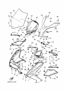 YP250 カウリング 1