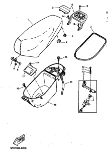 CW50RS Selle. porte -bagages