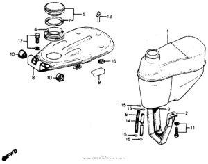 C70 Топливный бак