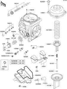 ZX900 Карбюратор в разборе