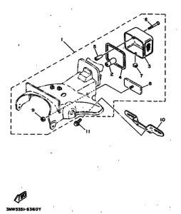 SR125 Taillight unit ass`y