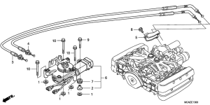 GL1800 (ABS) Reverse shift actuator