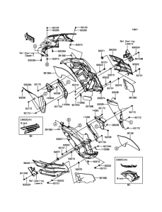 ZX1400 Обтекатель цепнральный