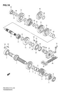 RM-Z250 Трансмиссия