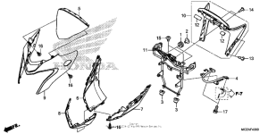  Передний обтекатель