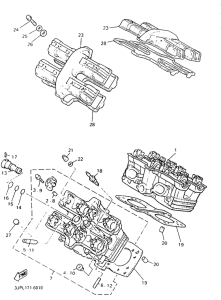V-MAX12 Головка цилиндров