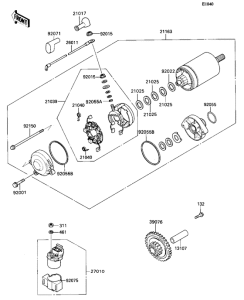 ZX1100 Стартер