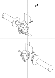 DR250 Рулевой переключатель