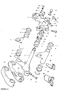 GSX400 Траверса нижняя