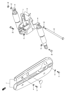 K125 Задние амортизаторы