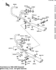 KZ1100 Глушитель