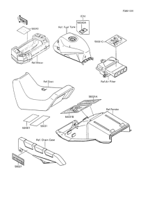 ZX600 Лейбл предостережения