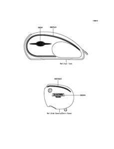 BJ250LFFA デカール(ブラック)(LFFA)