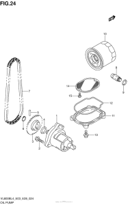 VL800B Масляный насос