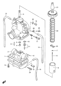 DS80 Carburetor assy