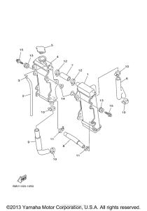 YZ125N1 Радиатор и Патрубки
