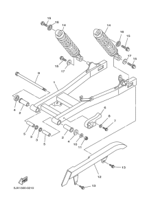 XVS250 Rear arm. suspension