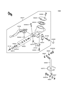 VN1500 Цилиндр сцепления