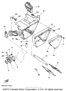 XT225D Воздушный фильтр