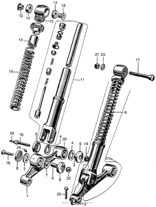 CA95 Передние аммортизаторы