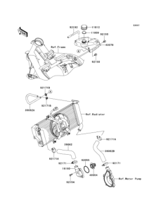 ER400 Патрубки охлаждения